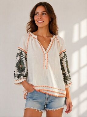 Charleston shoe company San Marino top boho chic beachy